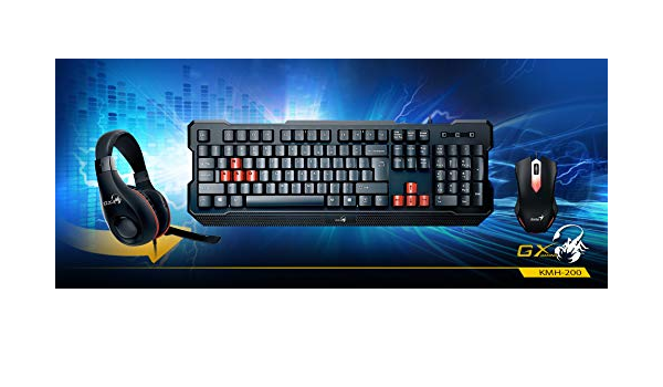 ערכת גיימינג מקצועית של GX Gaming : עכבר,מקלדת ,אוזניות